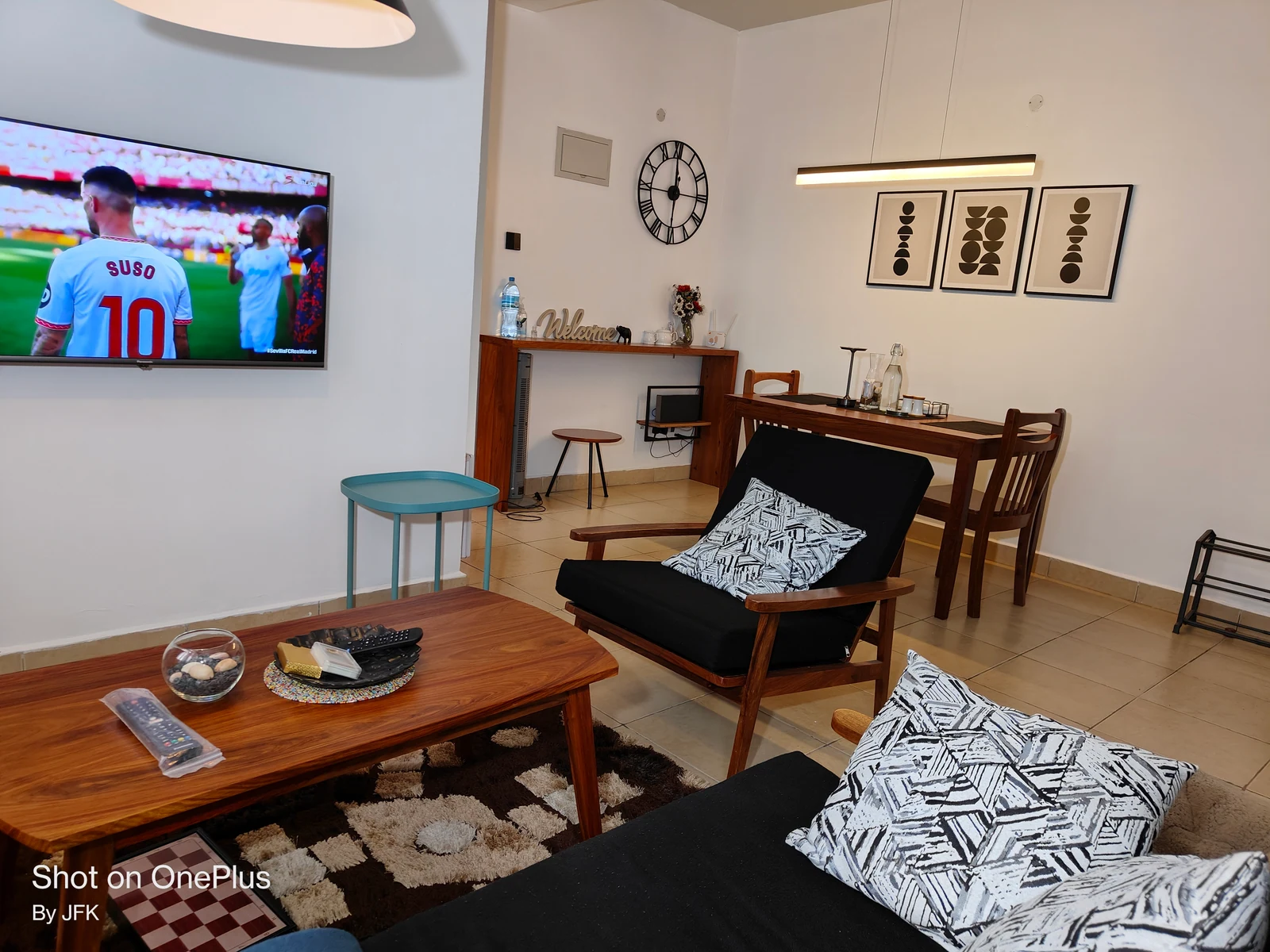 A stylish city loft interior near the Arusha clocktower